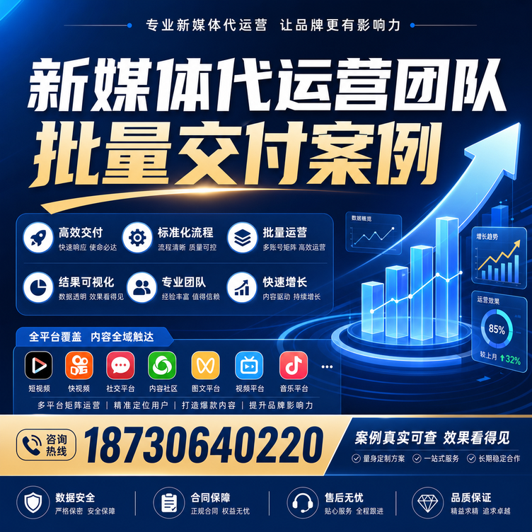 邵阳代运营公司多客户账号批量高效交付案例